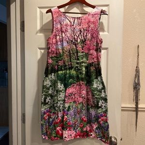 RetroLicious flower landscape dress